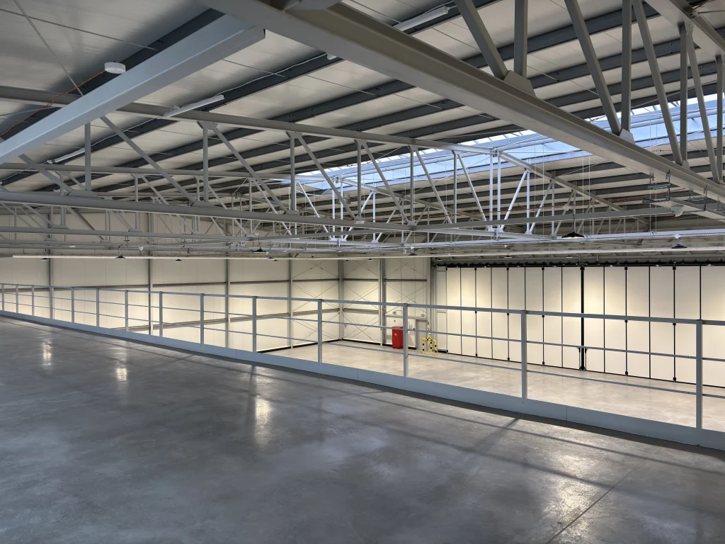Hangar Portu Lotniczego Lublin, wykonany przez firmę Multikoncept